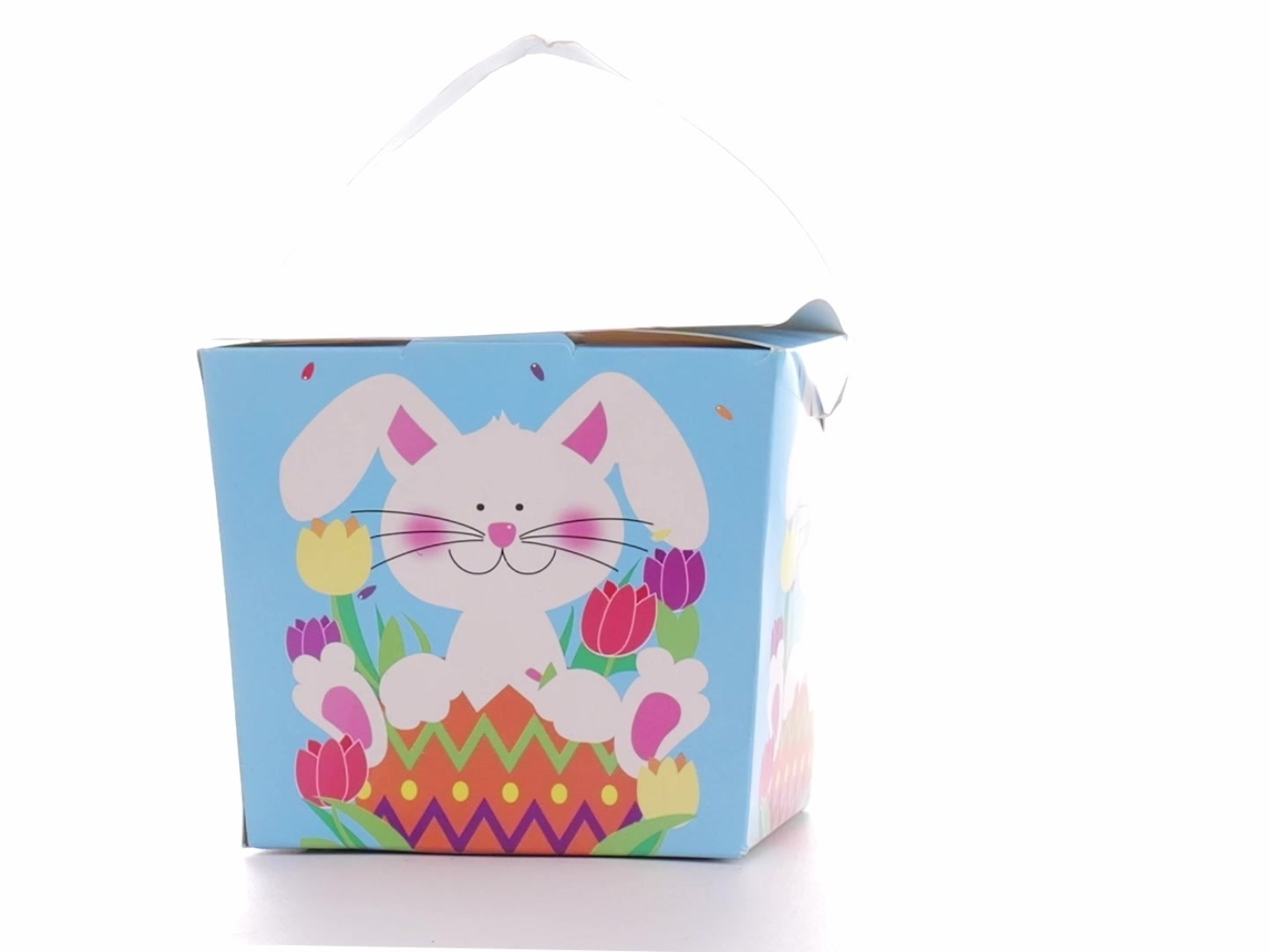 Easter basket-style mug box - Spring Bunny
