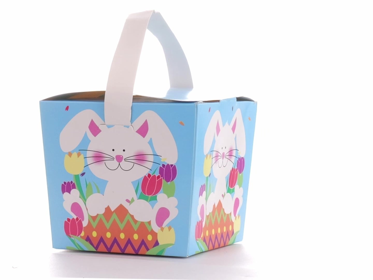 Easter basket-style mug box - Spring Bunny
