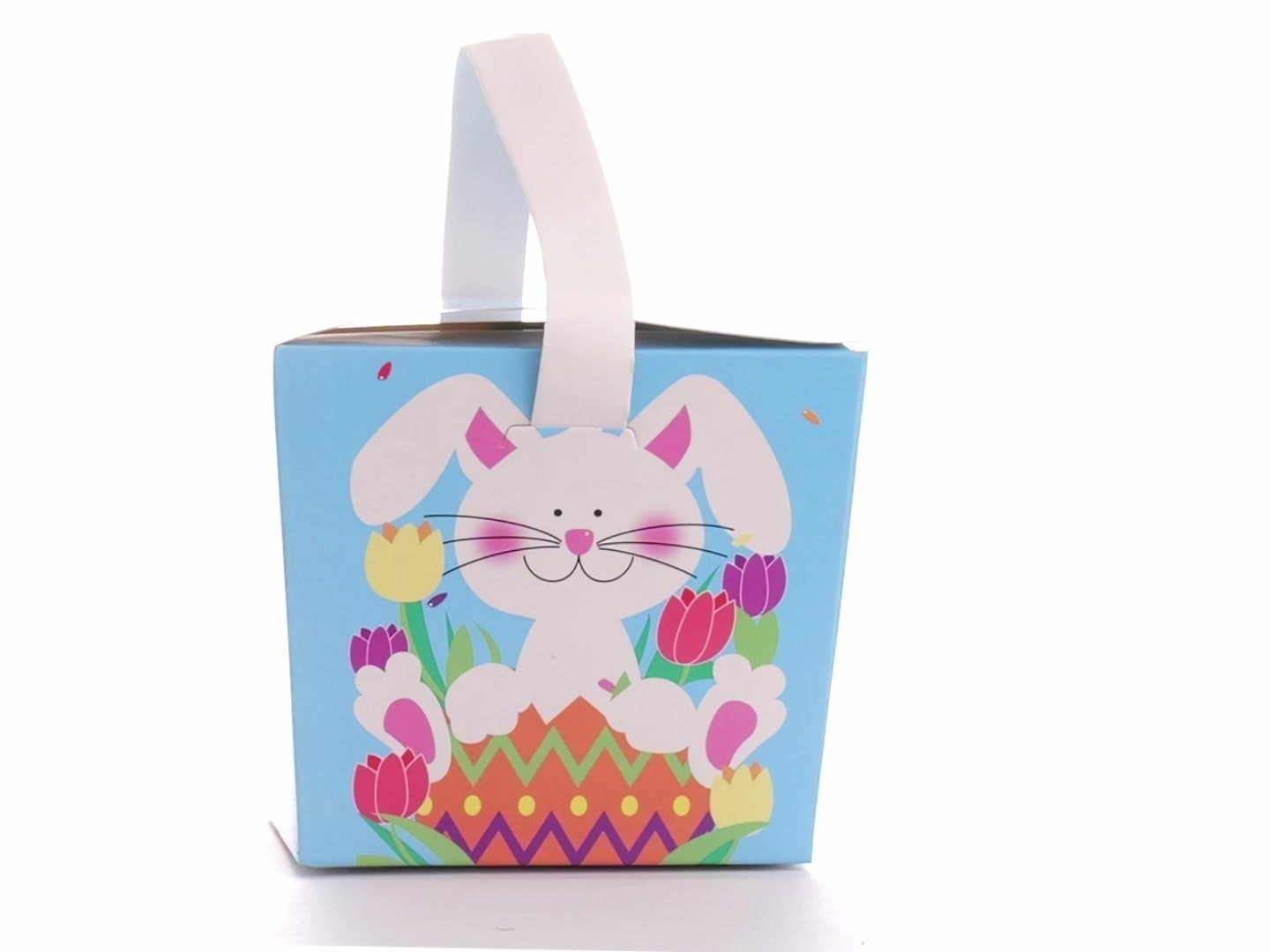 Easter basket-style mug box - Spring Bunny