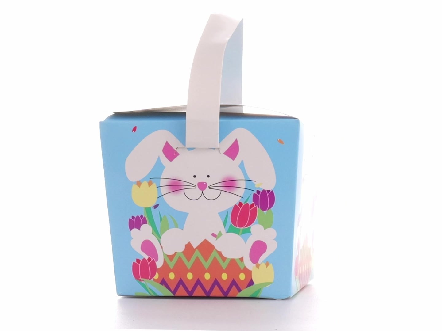 Easter basket-style mug box - Spring Bunny