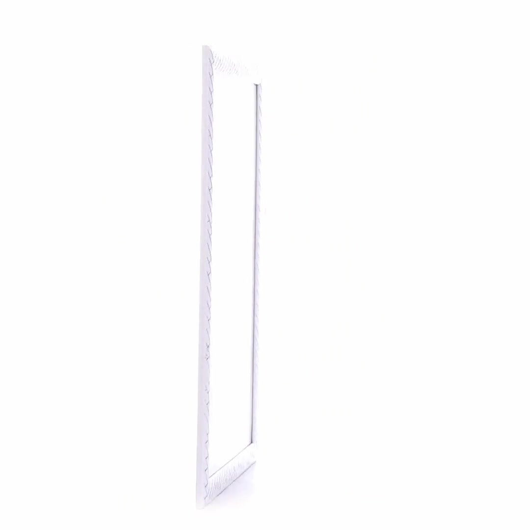 Barrio white+silver photo frame A3