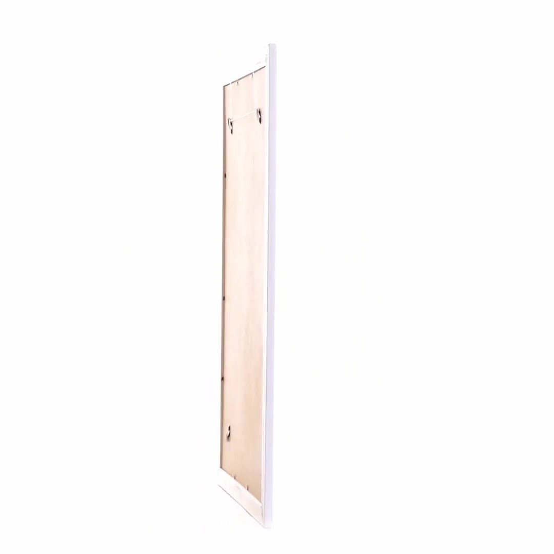 Barrio white+silver photo frame A3