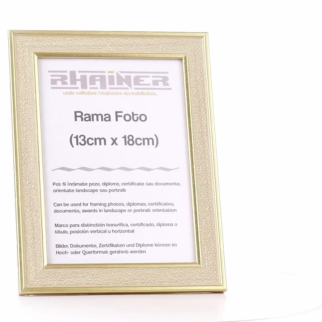 Rama foto Porto auriu 13x18
