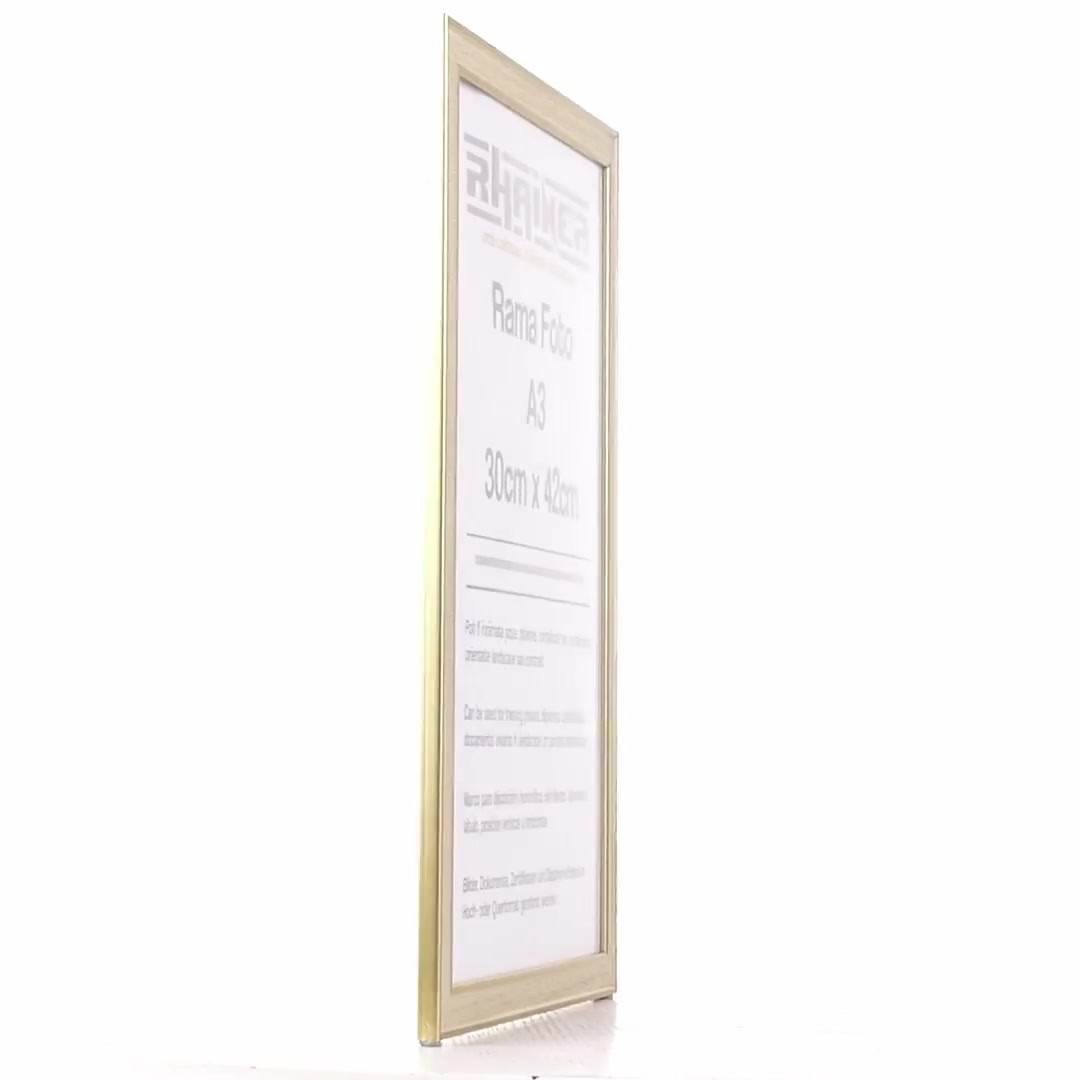 Porto gold photo frame A3