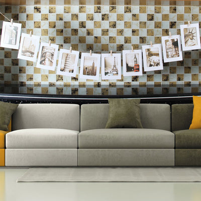 Set rame foto ghirlanda alb