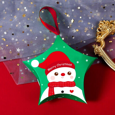 Ornament de brad din carton CRACIUN4 - set 10 buc