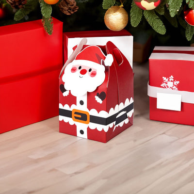 Cutie cani 3D Mos Craciun rosu B7107471 - Green Print