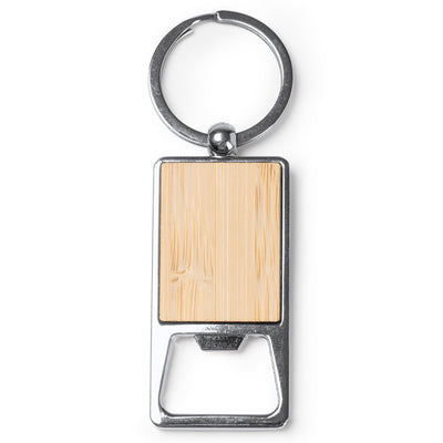 Breloc gravabil desfacator lemn+metal