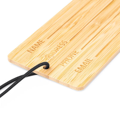 Etichete identificare bagaj din lemn TA1207S129 - Green Print