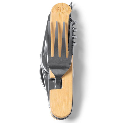 Briceag multifunctional cu maner de lemn CU1242S129 - Green Print