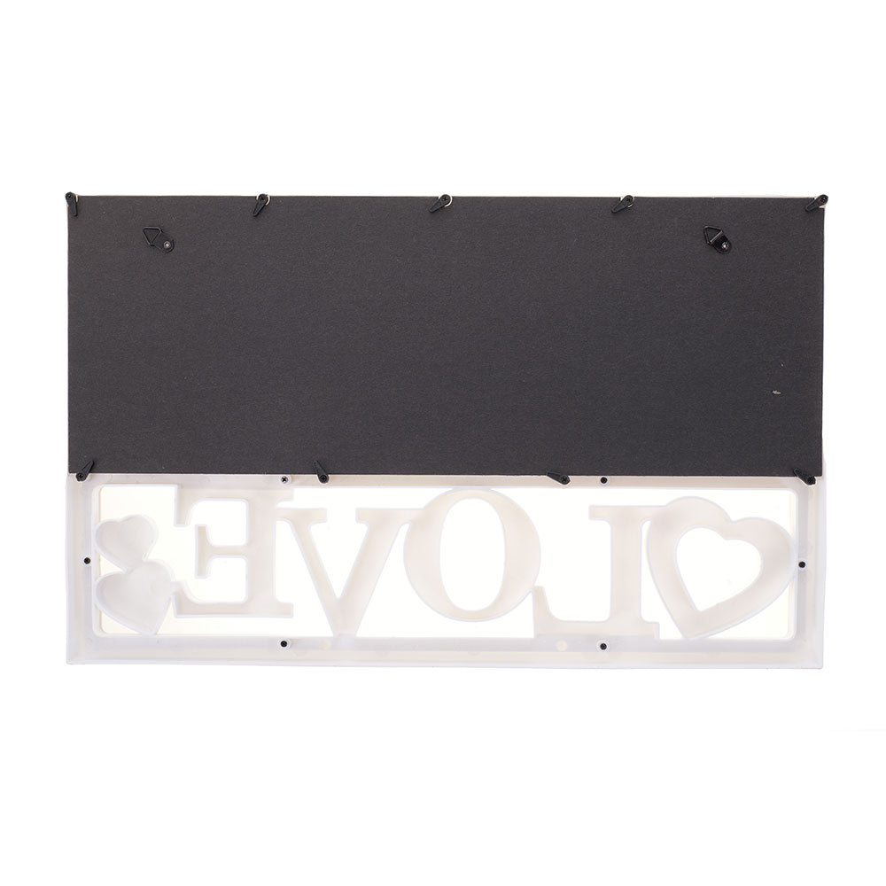 Rama foto colaj LOVE inimi 4 poze