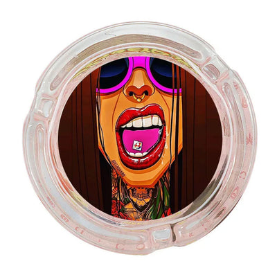 Scrumiera sticla sublimabila ROTUNDA