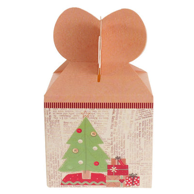 Cutie cani 3D Craciun galbena B8-20 - Green Print