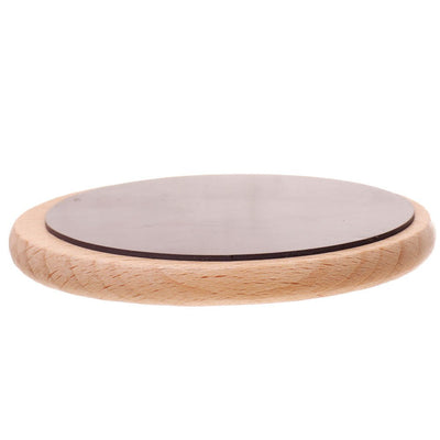 Magnet gravabil din lemn - ROTUND WD793399 - Green Print