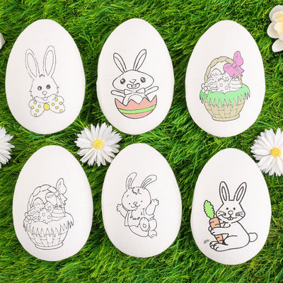 Oua de Paste de colorat - set 6 buc GL050101 - Green Print