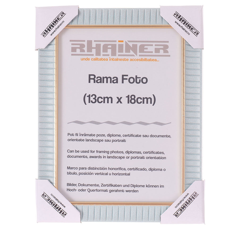 Rama foto Merida bleu+auriu 13x18
