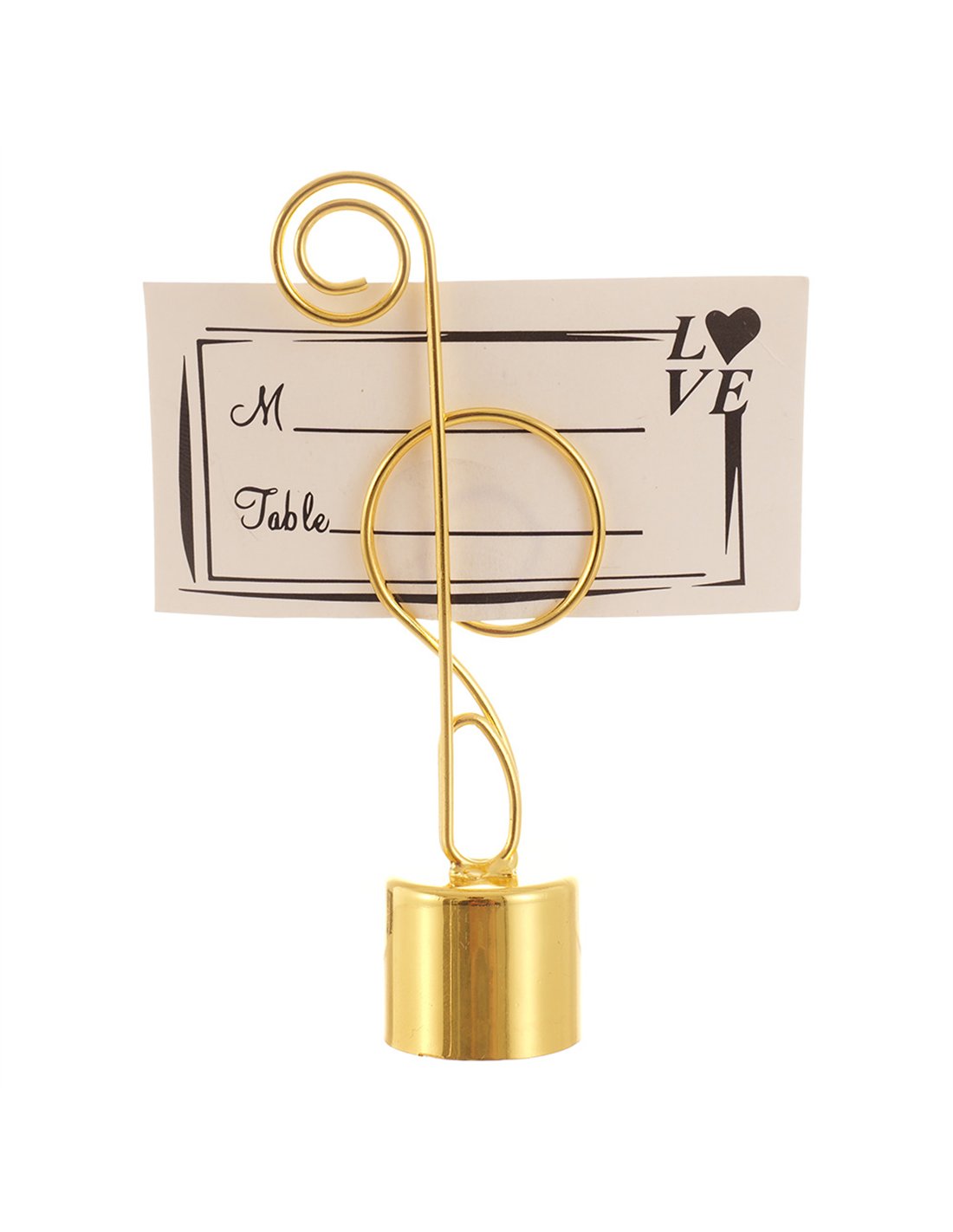 Metal holder for table numbers and place cards - CHEIA SOL
