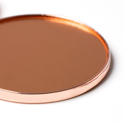 Fém kulcstartó réz - KEREK