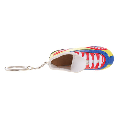 Tricolor ROMANIA football ice keychain