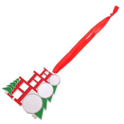 HOHOHO metal Christmas tree ornament