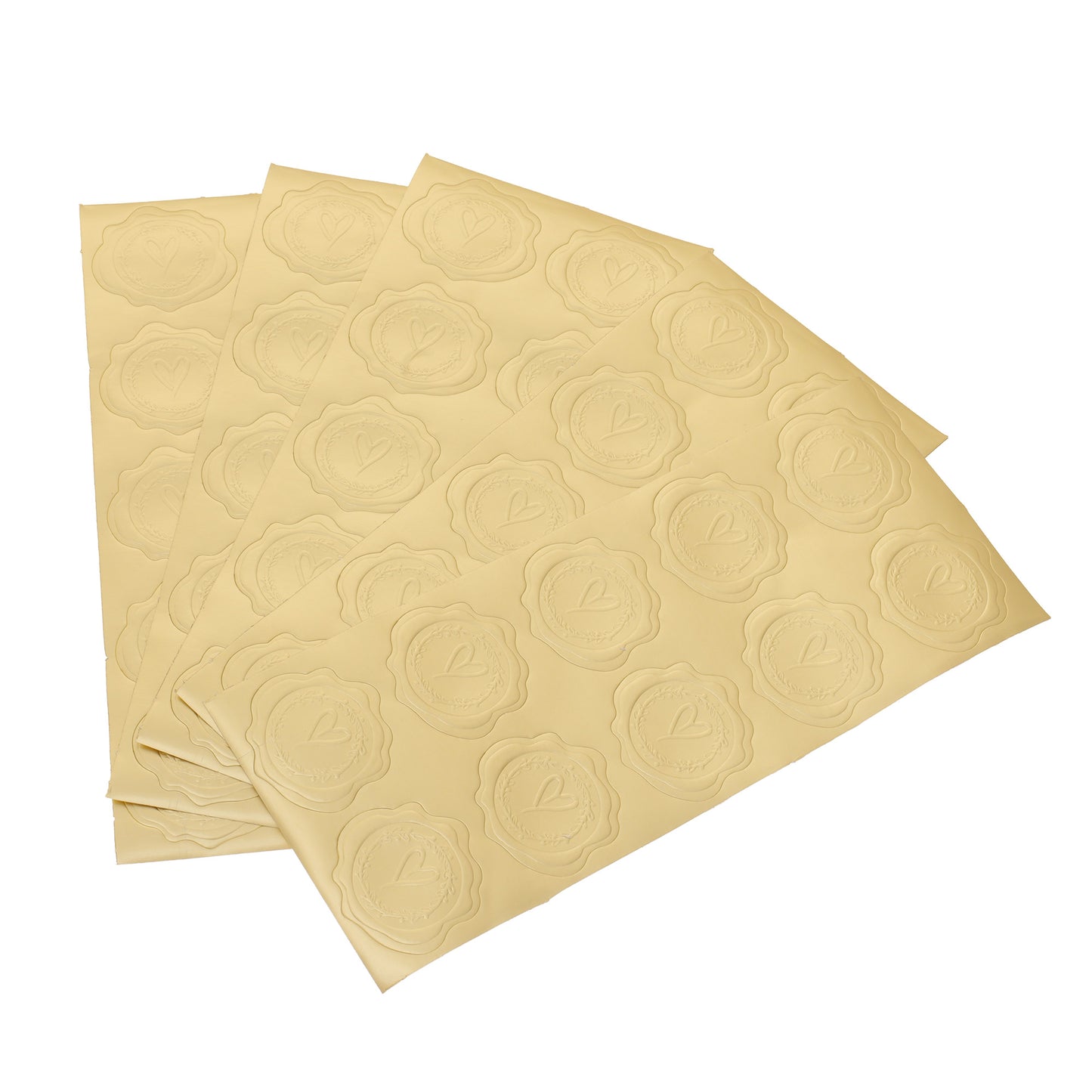 Stickere tip sigiliu de scrisoare - set 50