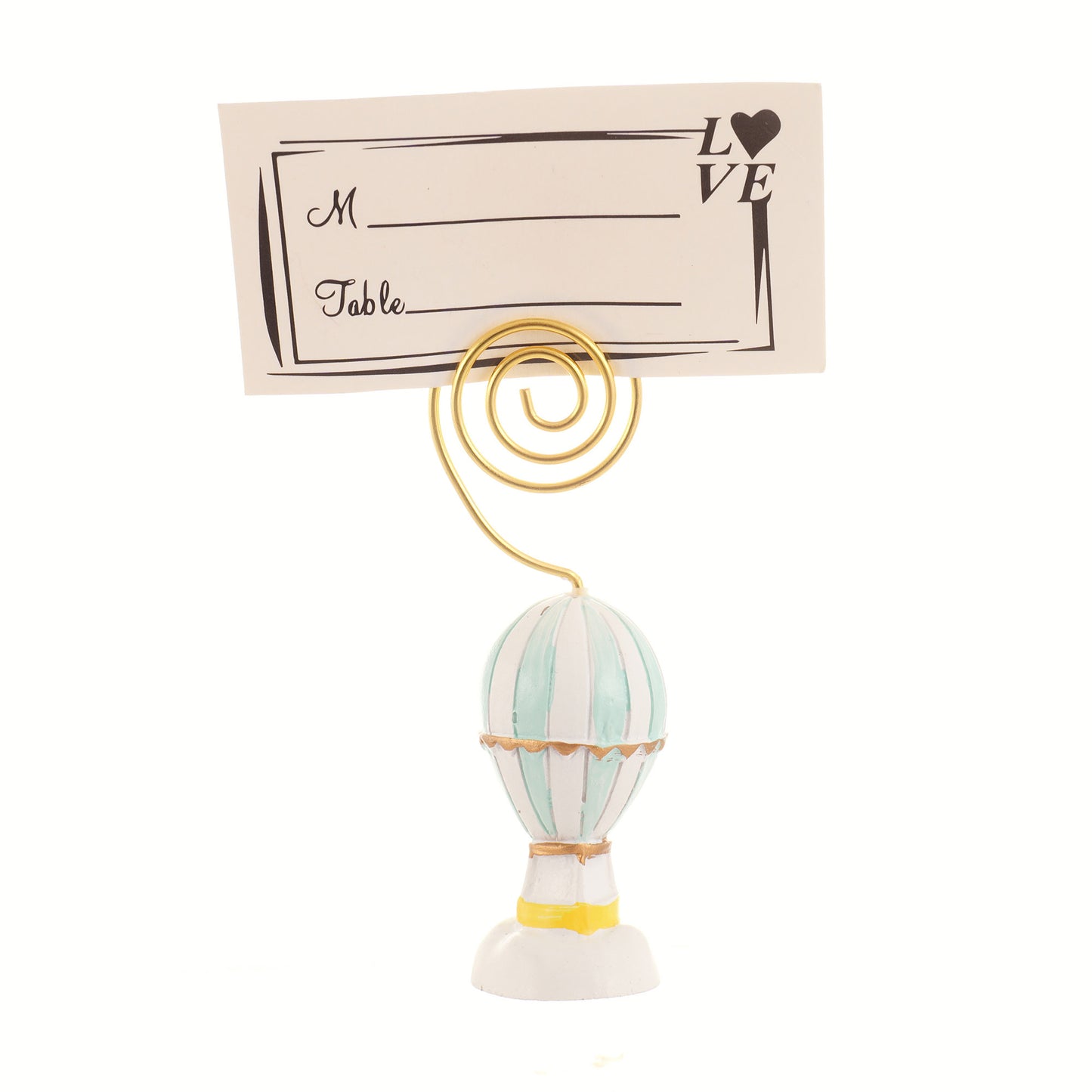 Suport metalic numere de masa si place card - BALON