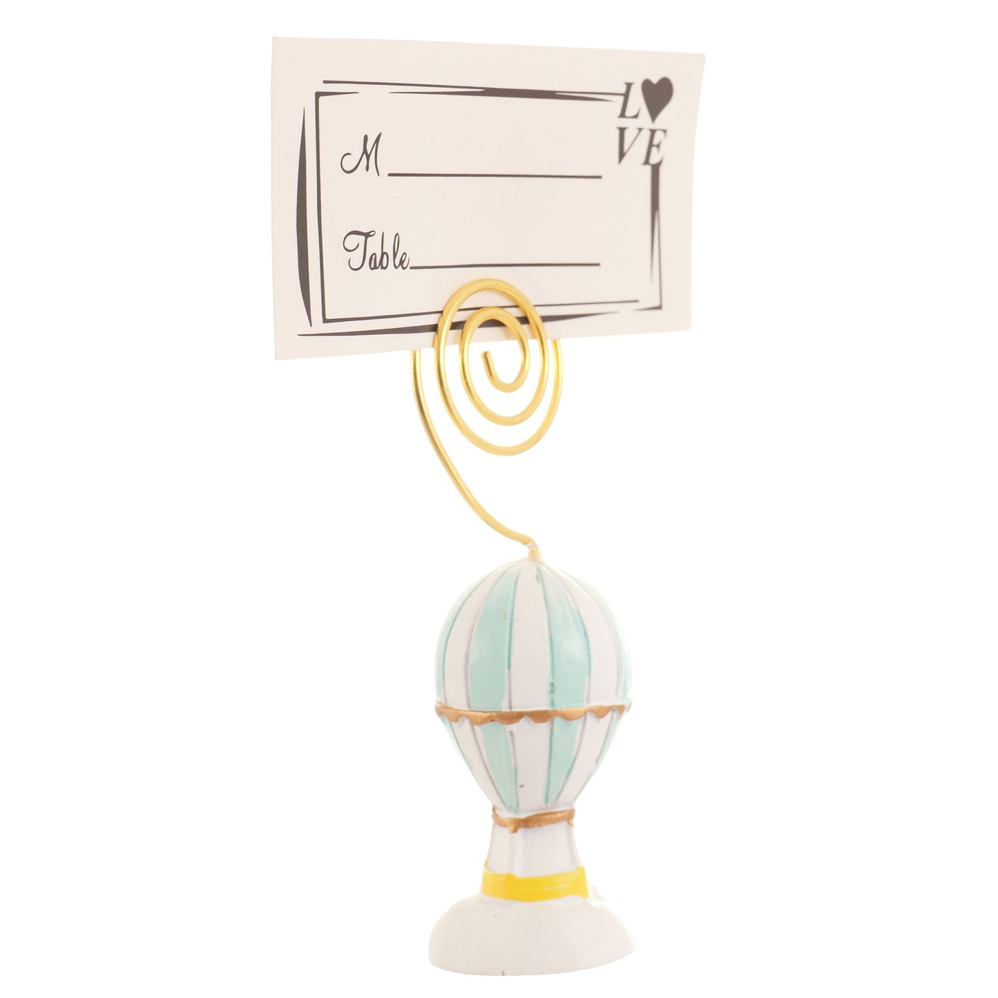 Suport metalic numere de masa si place card - BALON