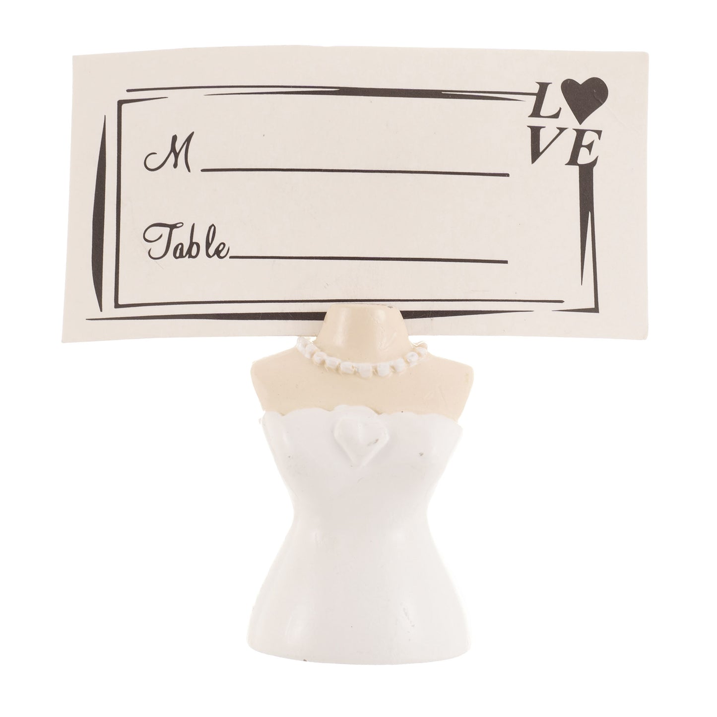 Metal stand for table numbers and place cards - BRIDE