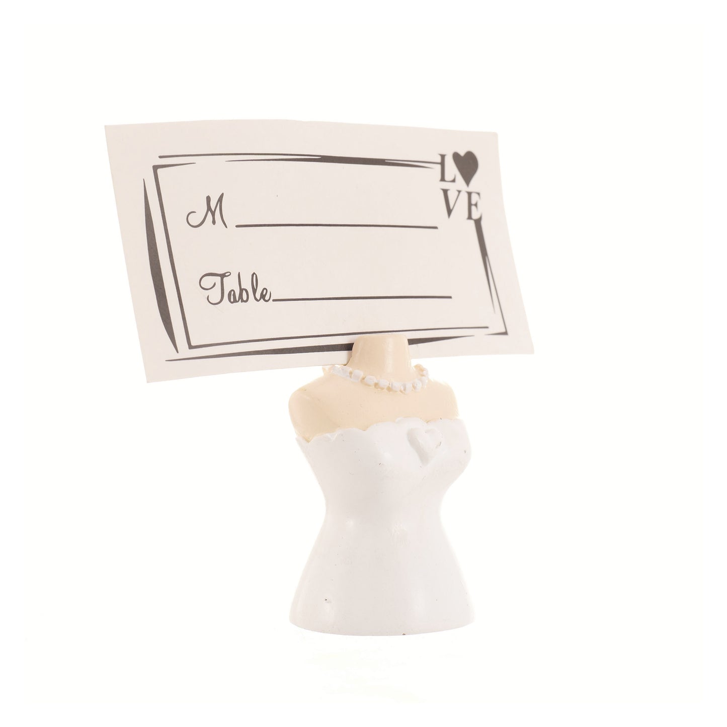 Metal stand for table numbers and place cards - BRIDE