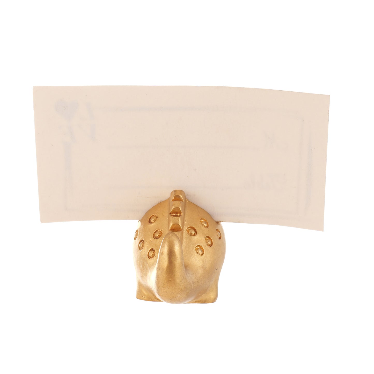 Metal holder for table numbers and place cards - DINOSAUR2