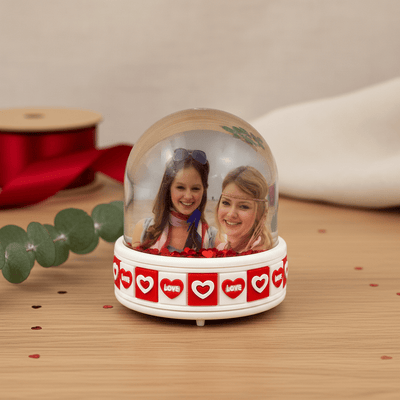 Glob foto Love alb+rosu - LED GL121 - Green Print