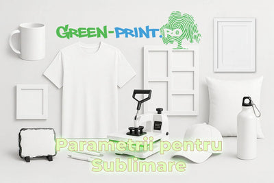 Parametri sublimare pentru toate produsele – Ghid complet Green Print
