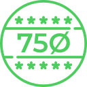 Diametru 75mm - Green Print