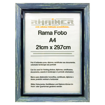 Rama foto Tenerife albastru+negru A4