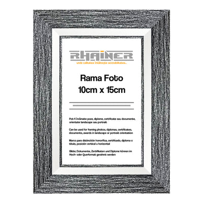 Rama foto Tenerife negru+alb 10x15
