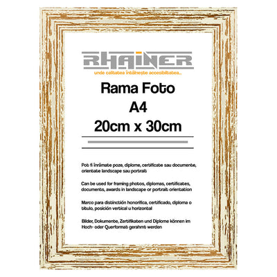 Rama foto Leon crem A4