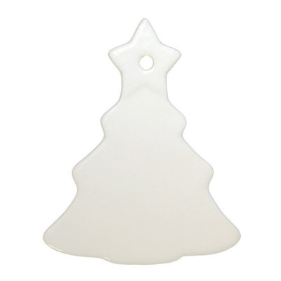 Ornament Craciun ceramica sublimabil brad