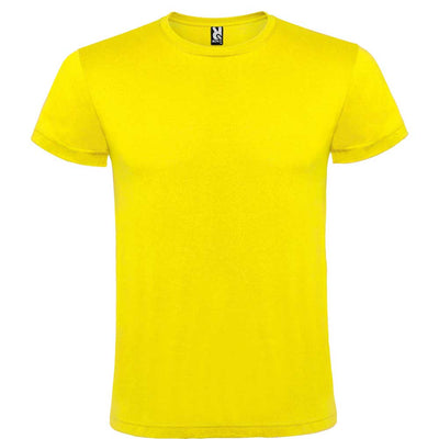 Tricou bumbac galben Roly ATOMIC 150