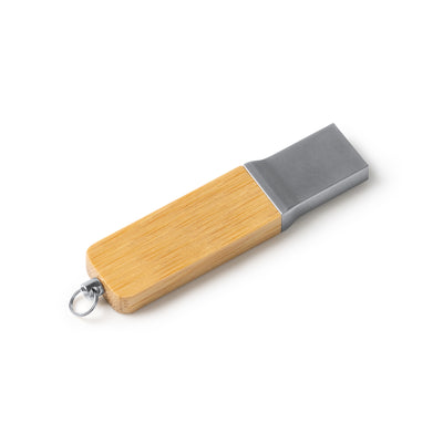 USB-memória 16GB bambusz fa házzal NETIX