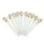 Creion cu guma model Mos Craciun - set 10buc