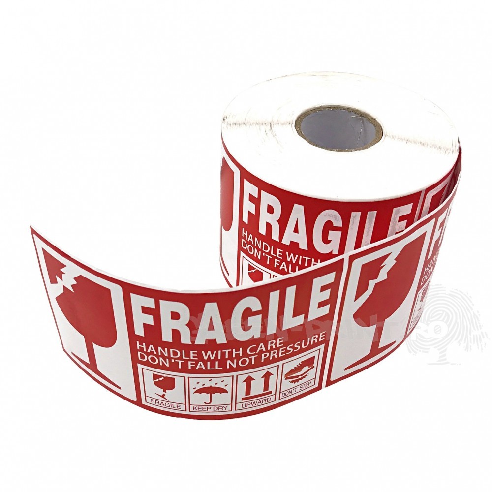 Рола стикери FRAGIL 500 бр