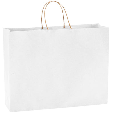 Sacosa kraft alba 41x32
