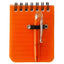 Mini carnetel cu pix 9x7cm
