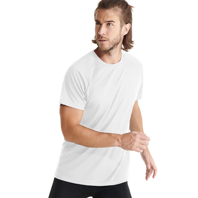 Tricou de sport sublimabil alb Roly BAHRAIN