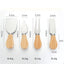 Set ustensile branzeturi lemn