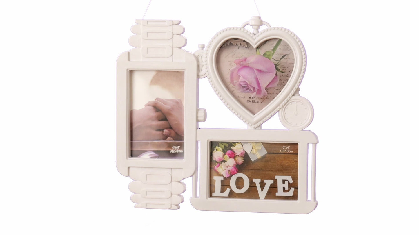 Rama foto ceas LOVE 3 poze