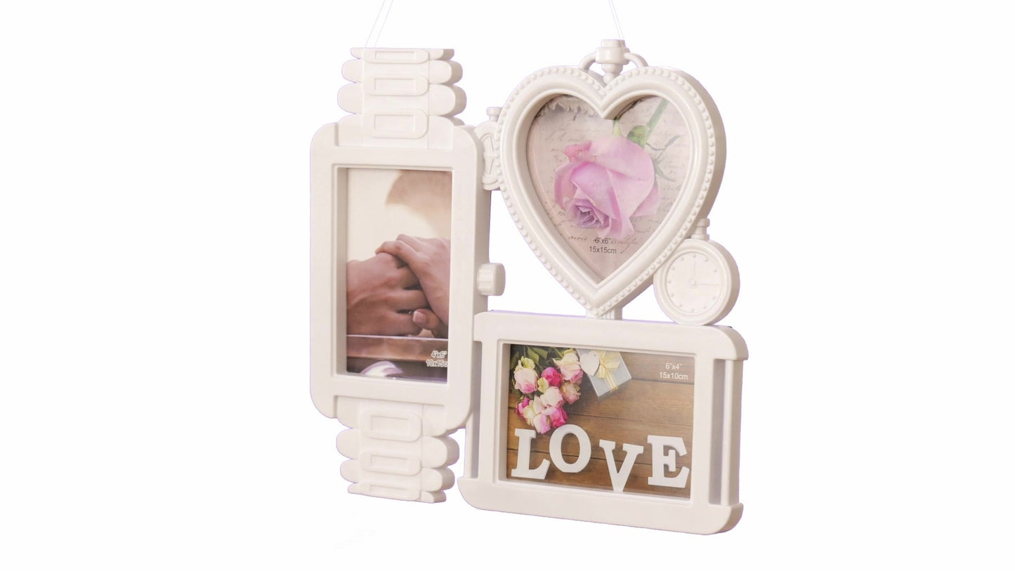 Rama foto ceas LOVE 3 poze