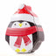 Cutie metalica cu forma pinguin