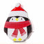 Cutie metalica cu forma pinguin