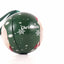 Зелен метален коледен топка с модел Дядо Коледа Ø7 cm